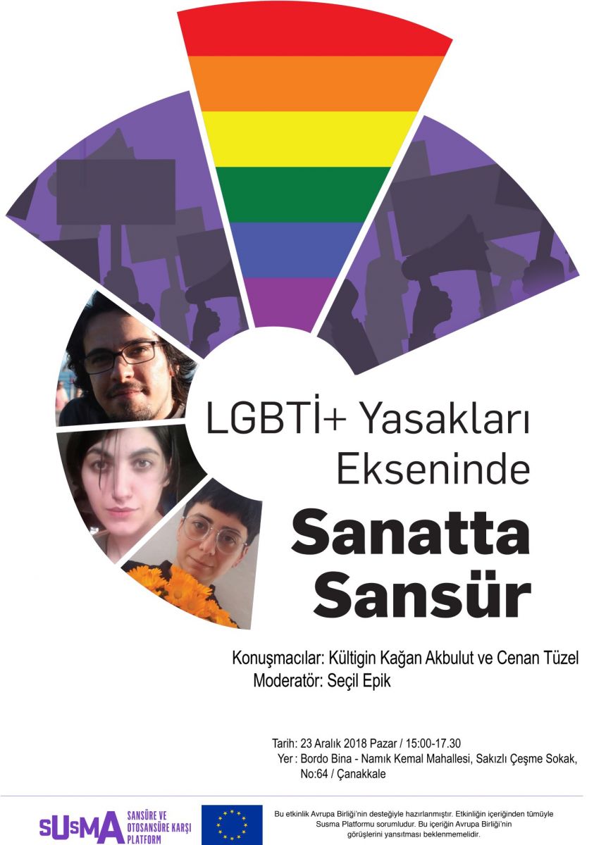 Sanatta sansür ve LGBTİ+ yasakları konuşulacak Kaos GL - LGBTİ+ Haber Portalı