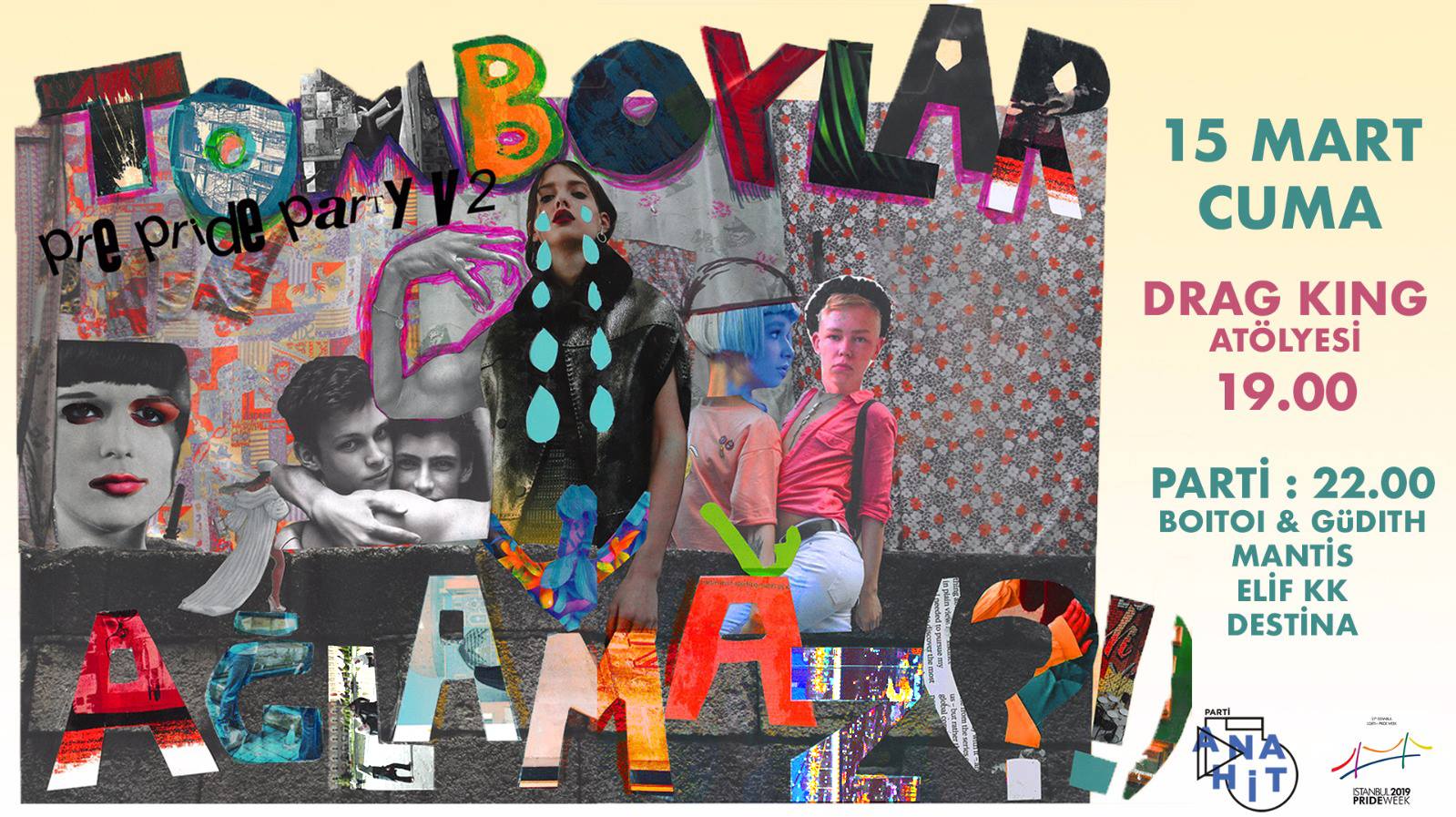 Pre-Pride Parti Vol.2 geliyor: “Tomboylar Ağlamaz” Kaos GL - LGBTİ+ Haber Portalı