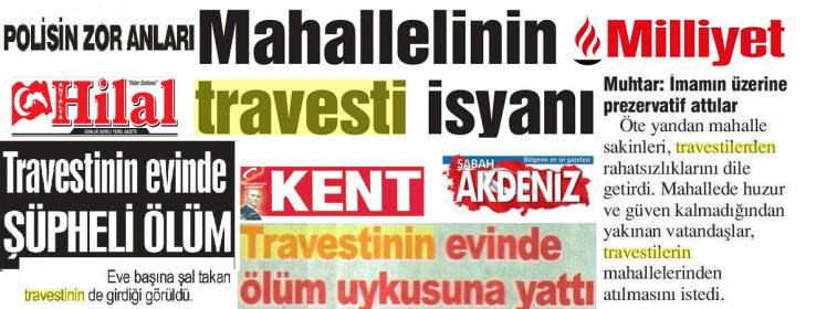 Medyanın travesti&rsquo; merakı Kaos GL - LGBTİ+ Haber Portalı