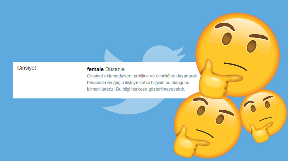 Twitter, cinsiyetinizi paylaşımlarınıza göre varsayıyor Kaos GL - LGBTİ+ Haber Portalı