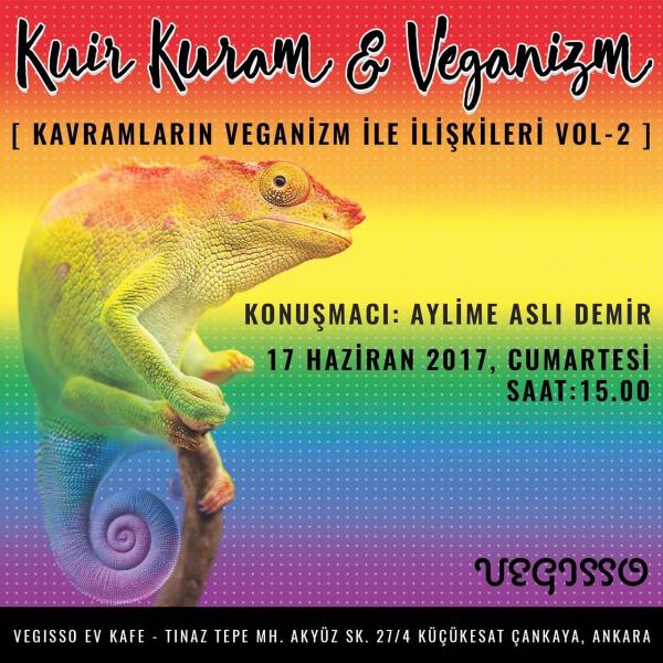 Vegisso&rsquo;da Kuir ve Veganizm&rsquo; tartışılacak Kaos GL - LGBTİ+ Haber Portalı