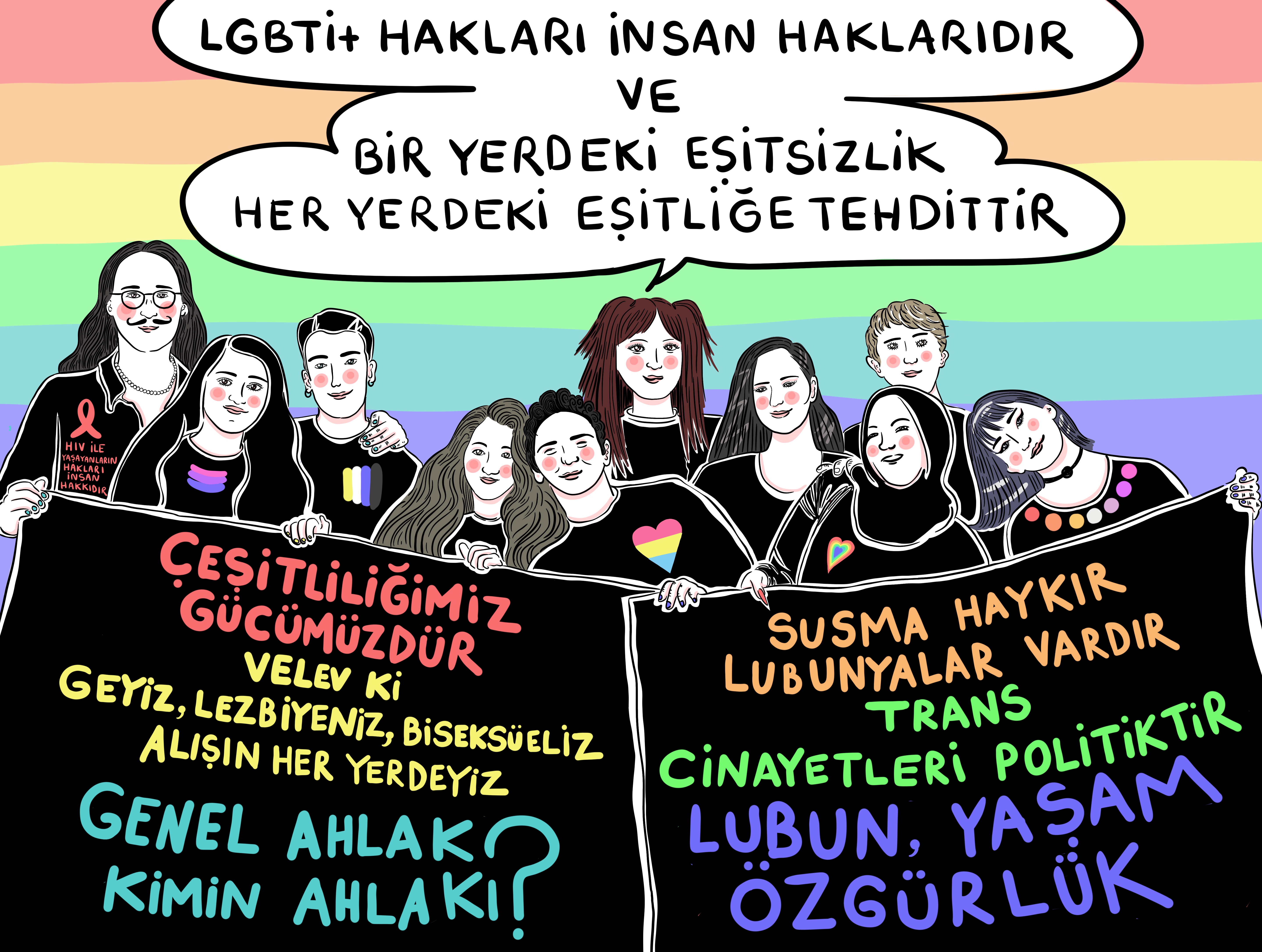 LGBTİ+ hakları insan haklarıdır ve bir yerdeki eşitsizlik her yerdeki eşitliğe tehdittir | Kaos GL - LGBTİ+ Haber Portalı Gökkuşağı Forumu Köşe Yazısı