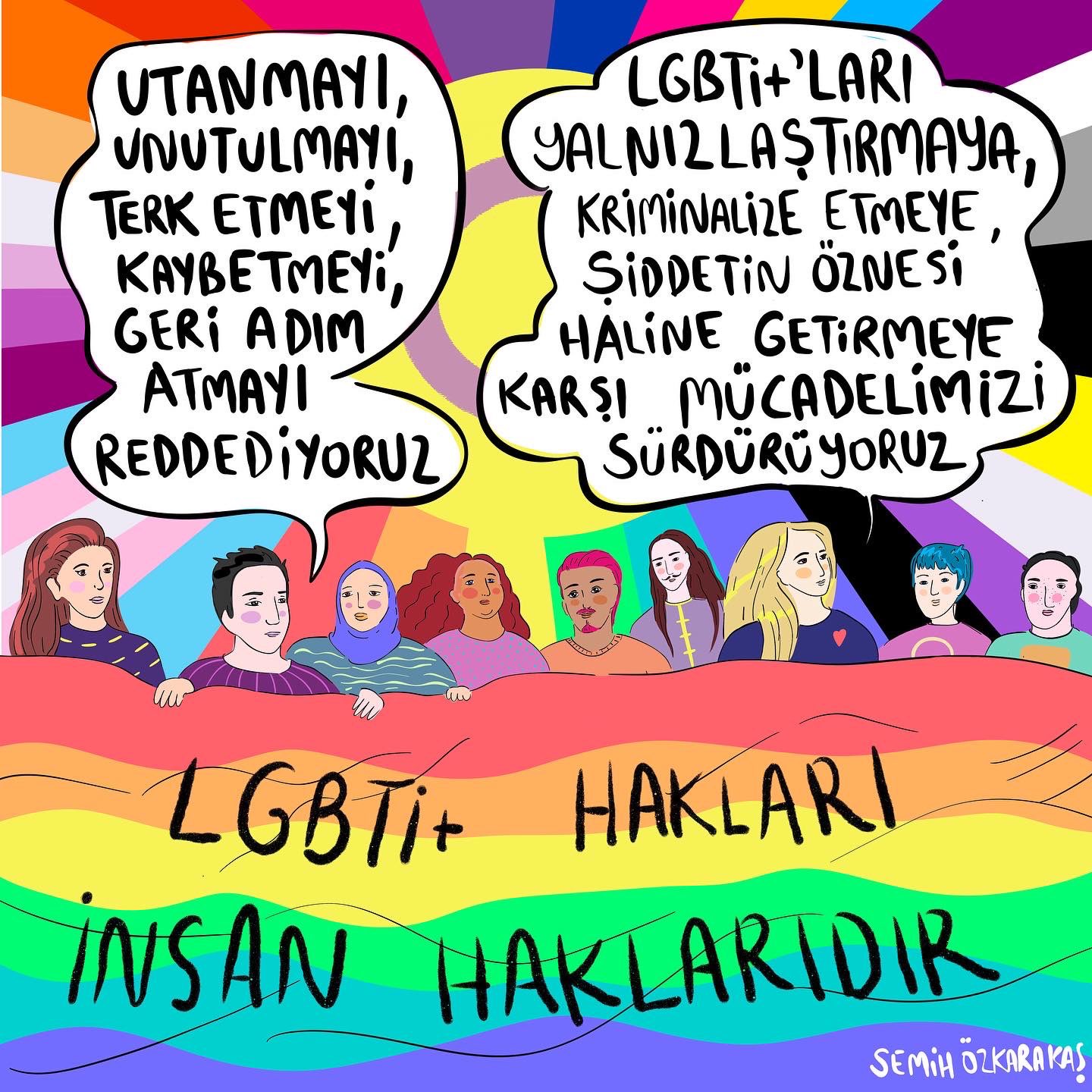 Utanmayı, unutulmayı, terk etmeyi, kaybetmeyi, geri adım atmayı reddediyoruz | Kaos GL - LGBTİ+ Haber Portalı Gökkuşağı Forumu Köşe Yazısı