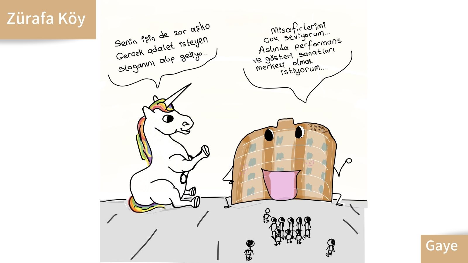 Zürafa Köy: Çağlayan ve Unicorn | Kaos GL - LGBTİ+ Haber Portalı Gökkuşağı Forumu Köşe Yazısı